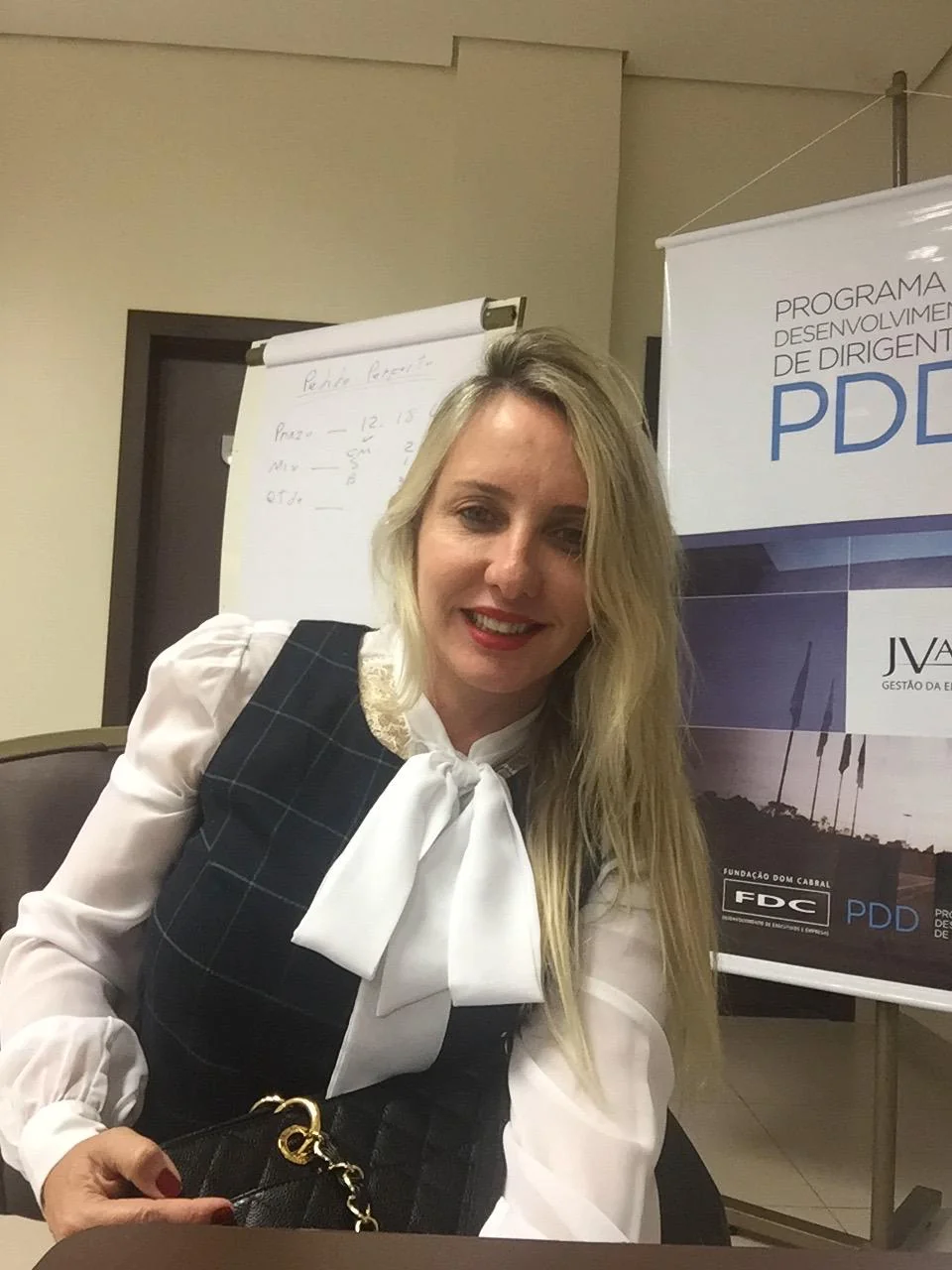 Ieda Chaves no Programa de Desenvolvimento de Dirigentes, da Fundação Dom Cabral