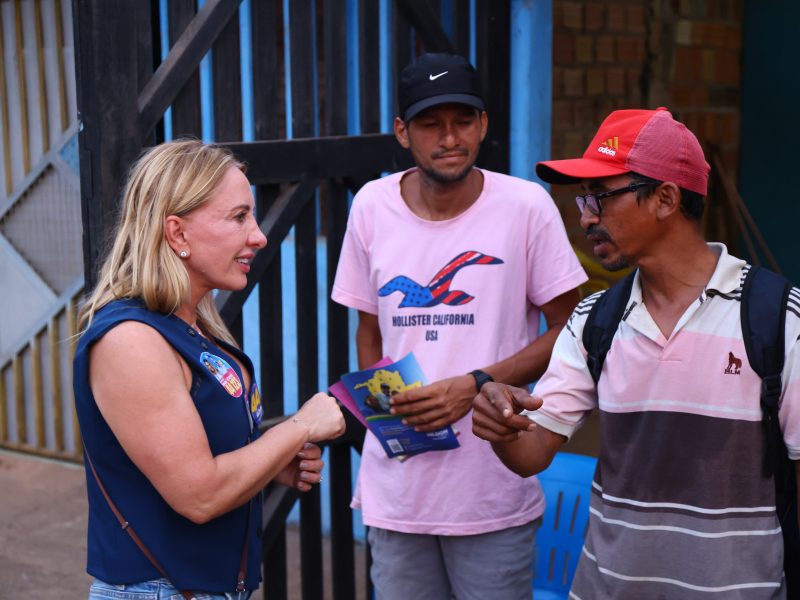 Arrastão: Ieda Chaves sobe o tom da campanha e reforça reeleição em caminhada na zona Sul